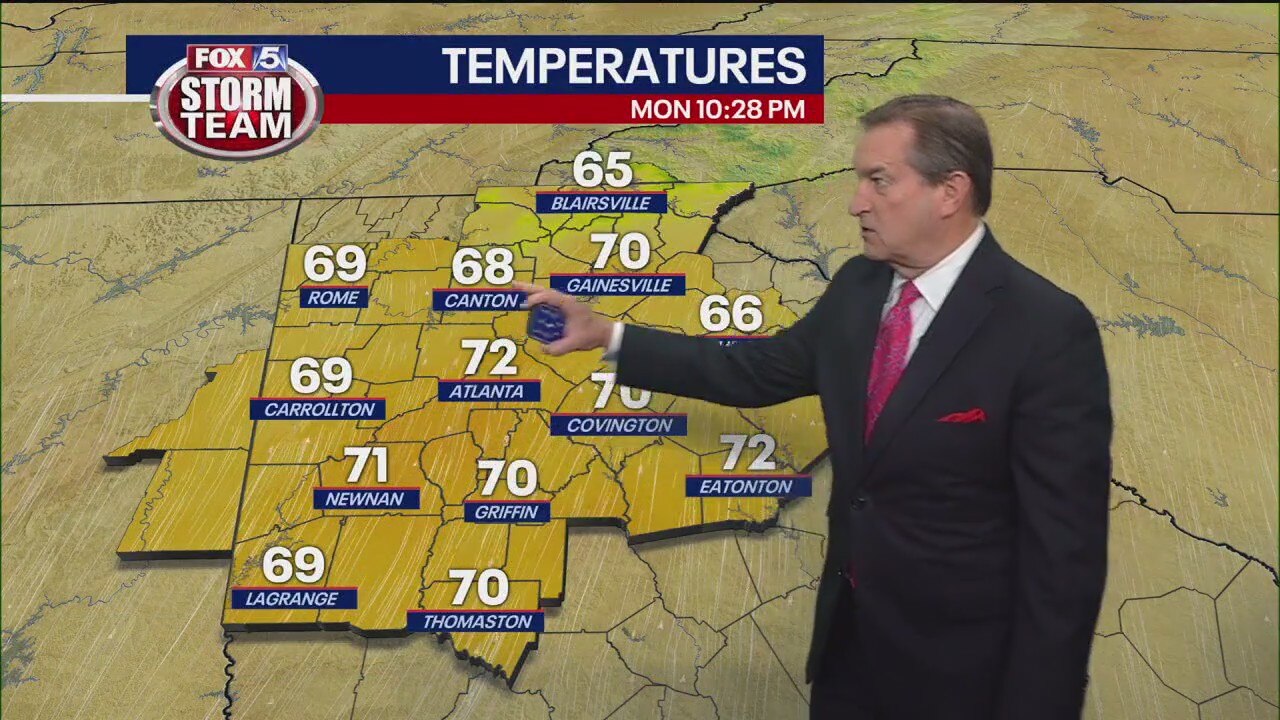 Monday evening forecast update