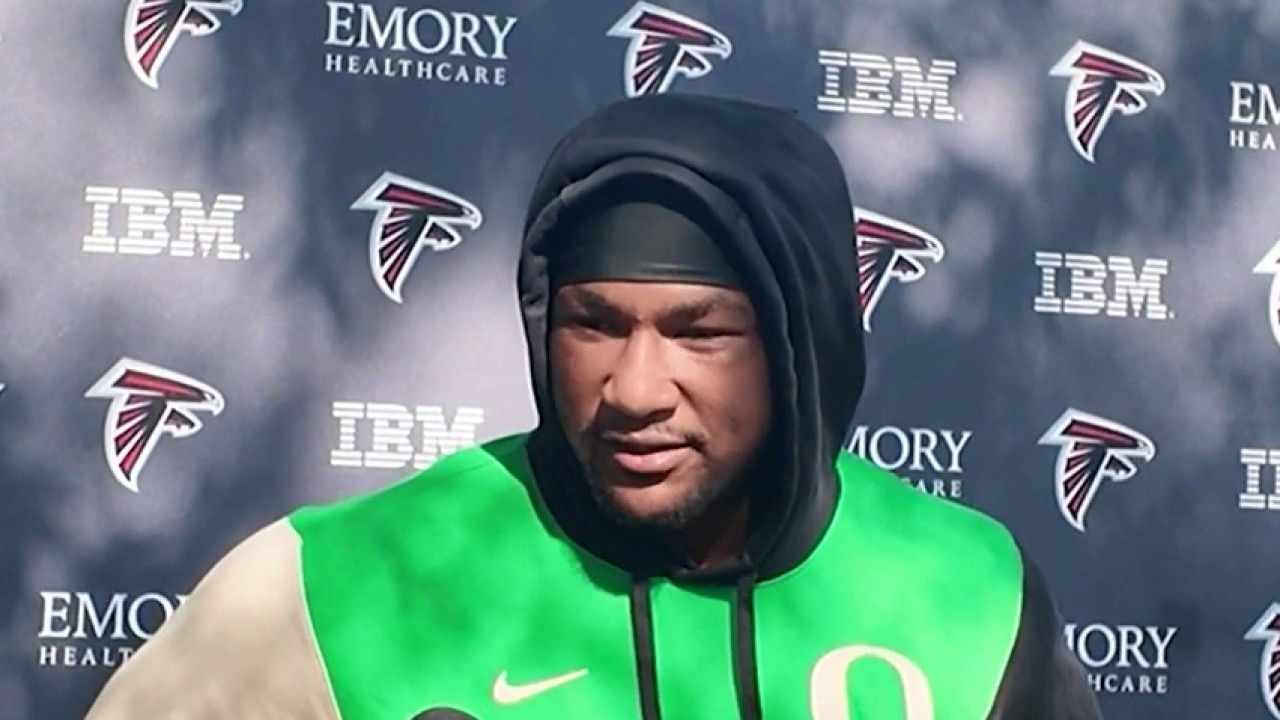 Atlanta Falcons arrivals at Flowery Branch training camp