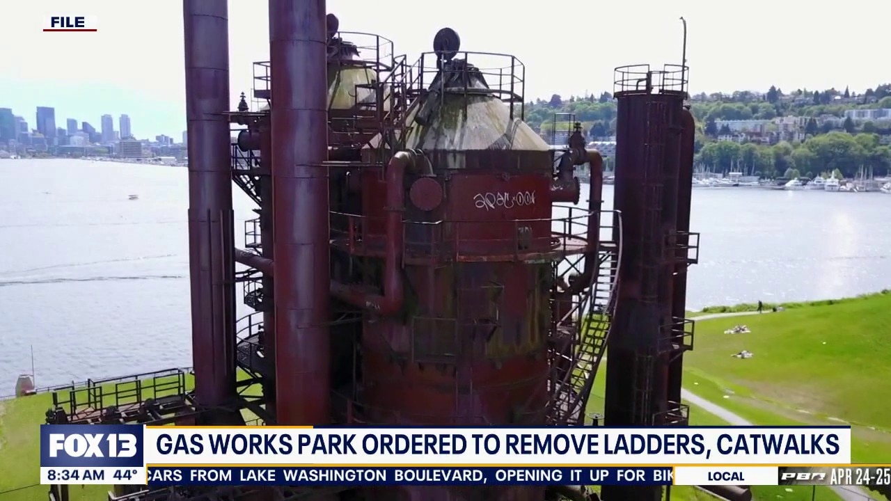 Seattle's Gas Works Park ordered to remove ladders, catwalks