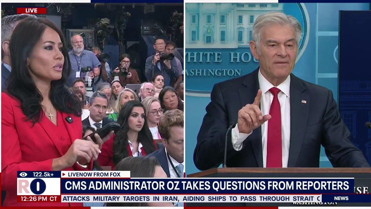 CMS Admin Dr. Oz hosts media briefing