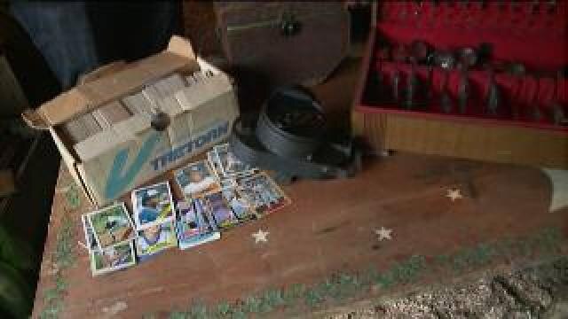 Chip checks out cool items for sale at Fall Fiesta