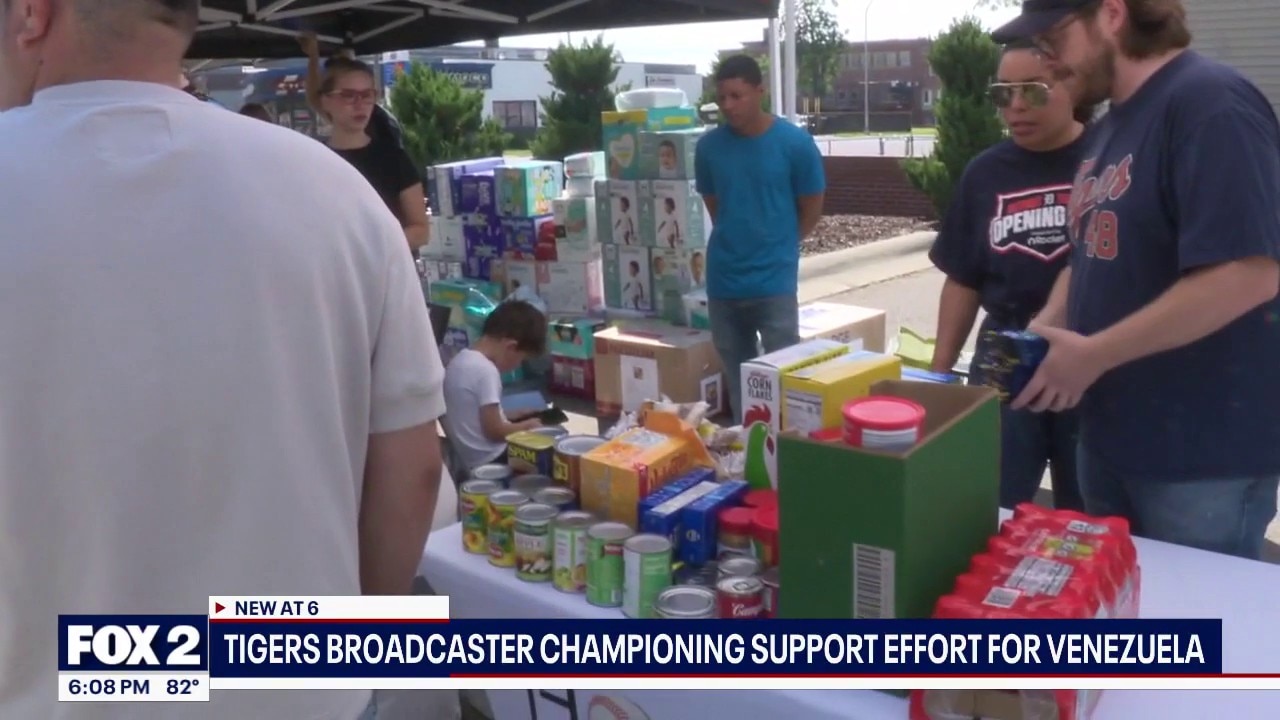 Tigers broadcaster among those helping gather supplies for Venezuela