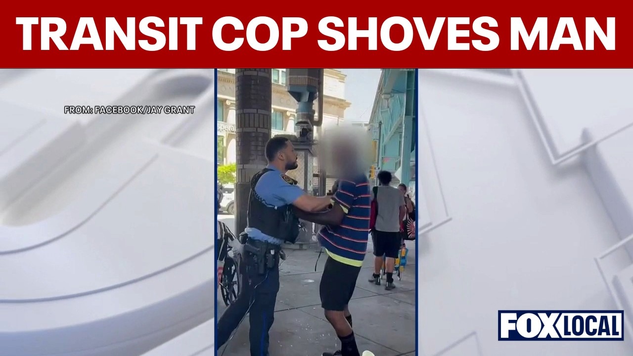 Viral video shows SEPTA officer shove man into person in wheelchair