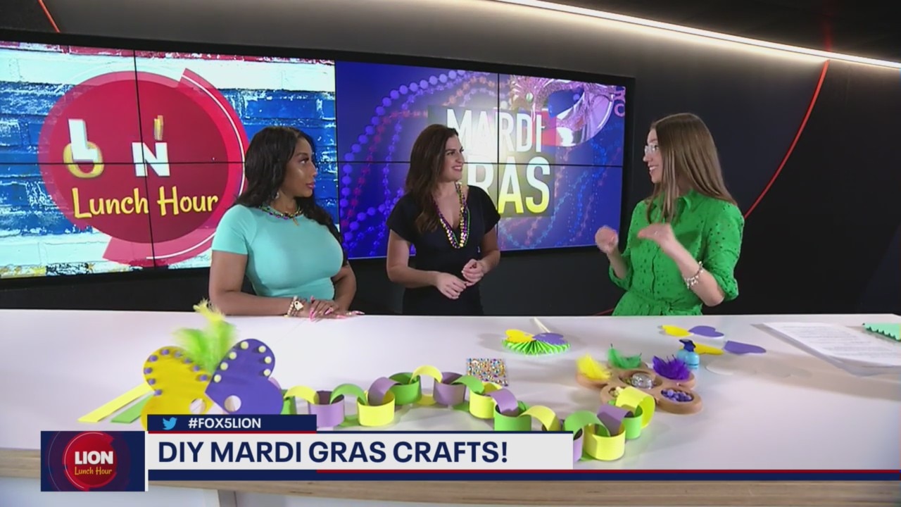 LION Lunch Hour: Mardi Gras Easy Crafts