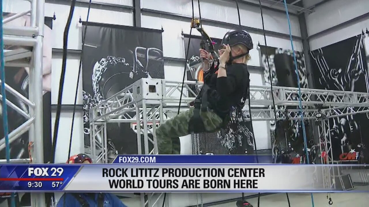 JennFred learns what it takes to be an arena rigger