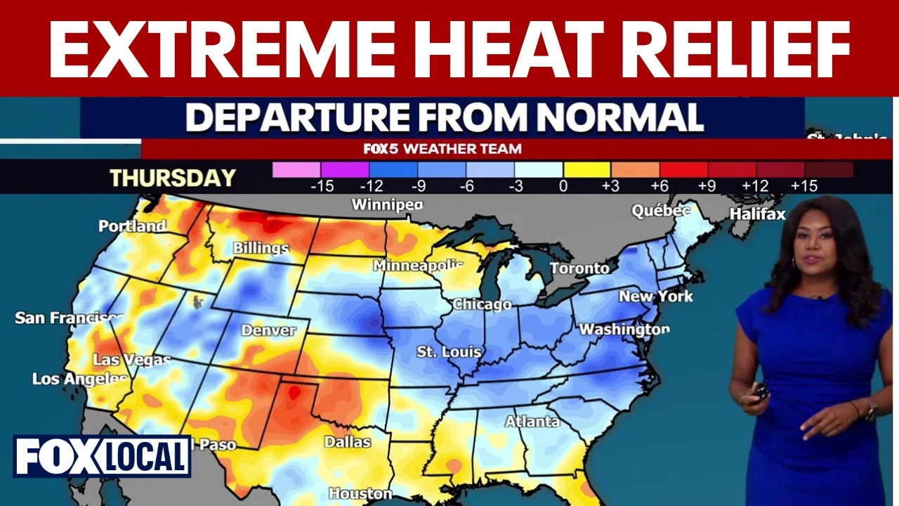 DMV weather forecast: Under 90 degrees all week, scattered storms midweek