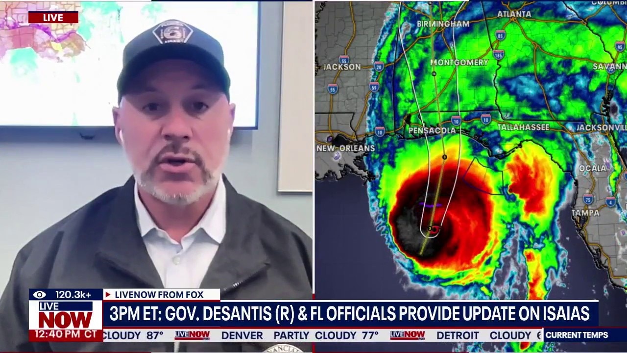 Florida's CFO joins LiveNOW ahead of Hurricane Isaias