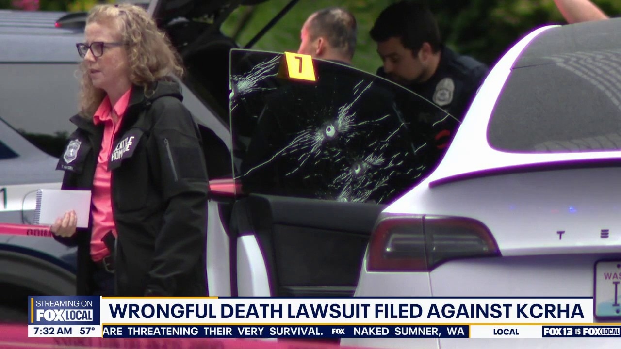 Husband of pregnant woman shot, killed in Seattle sues KCRHA