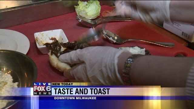 Laura learns how to make a burger