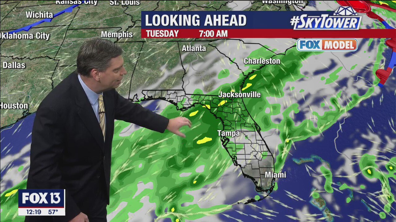 Monday afternoon forecast