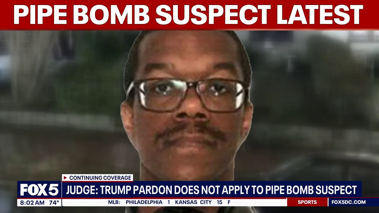 Judge: Trump pardon does not apply to pipe bomb suspect