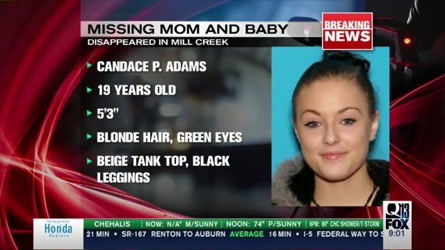 Police searching for missing Mill Creek woman and her 8-month-old son