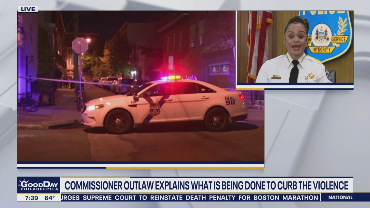 Philadelphia Police Commissioner Outlaw explains what is being done to curb violence