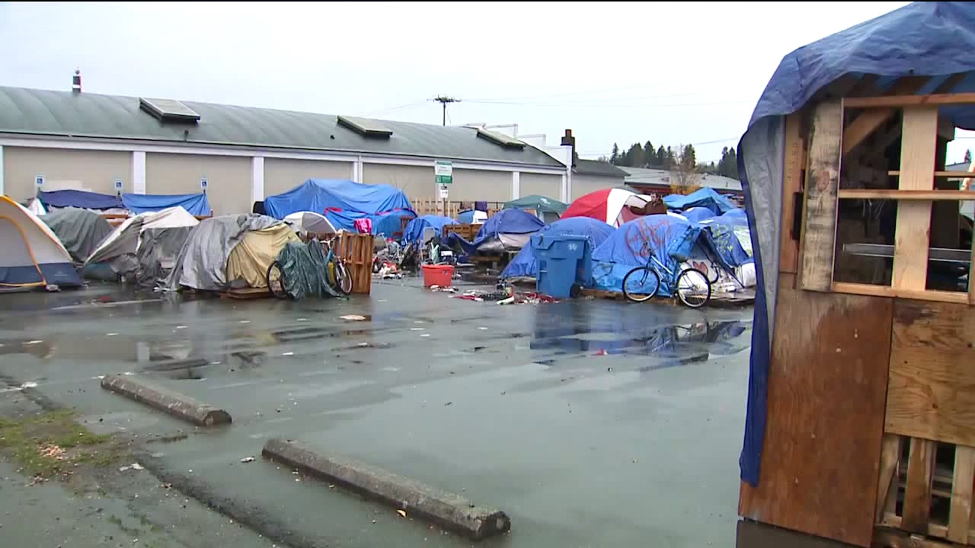 Business owners want to stop Olympia homeless camp