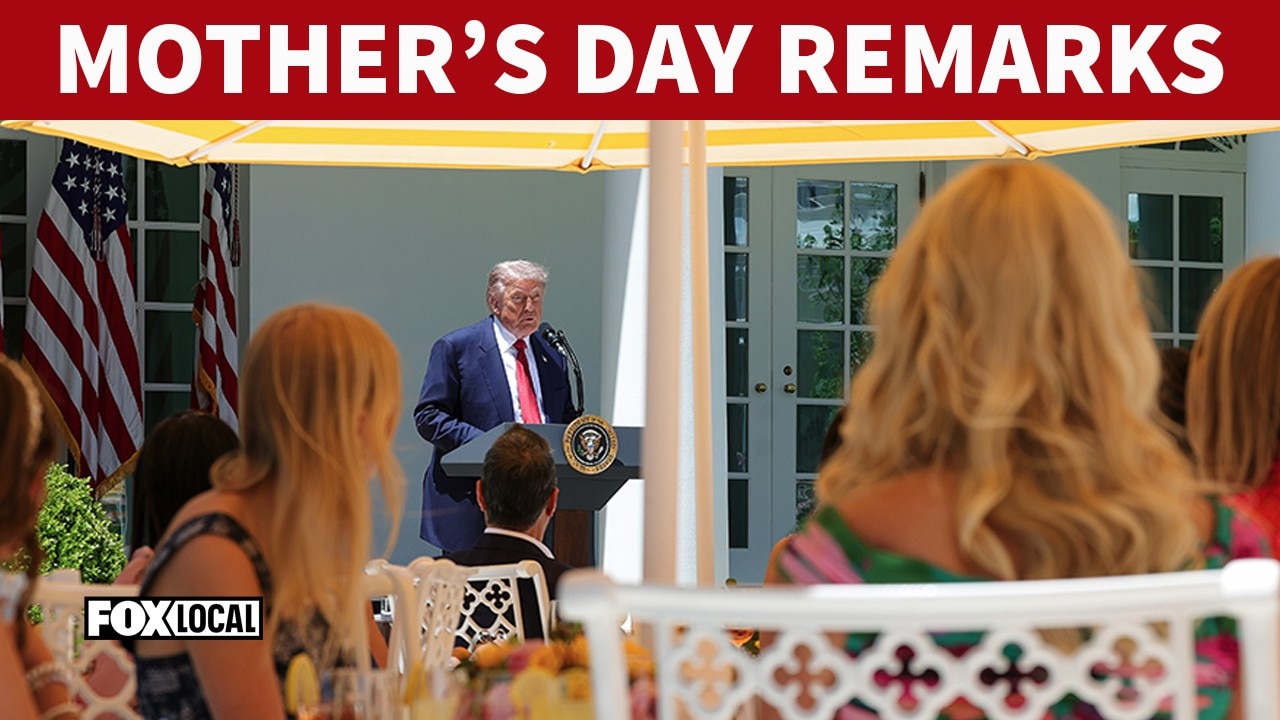 FULL: Pres. Trump speaks at Mother's Day luncheon in the Rose Garden