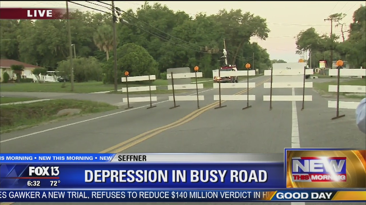 Depression shuts down stretch of US 92