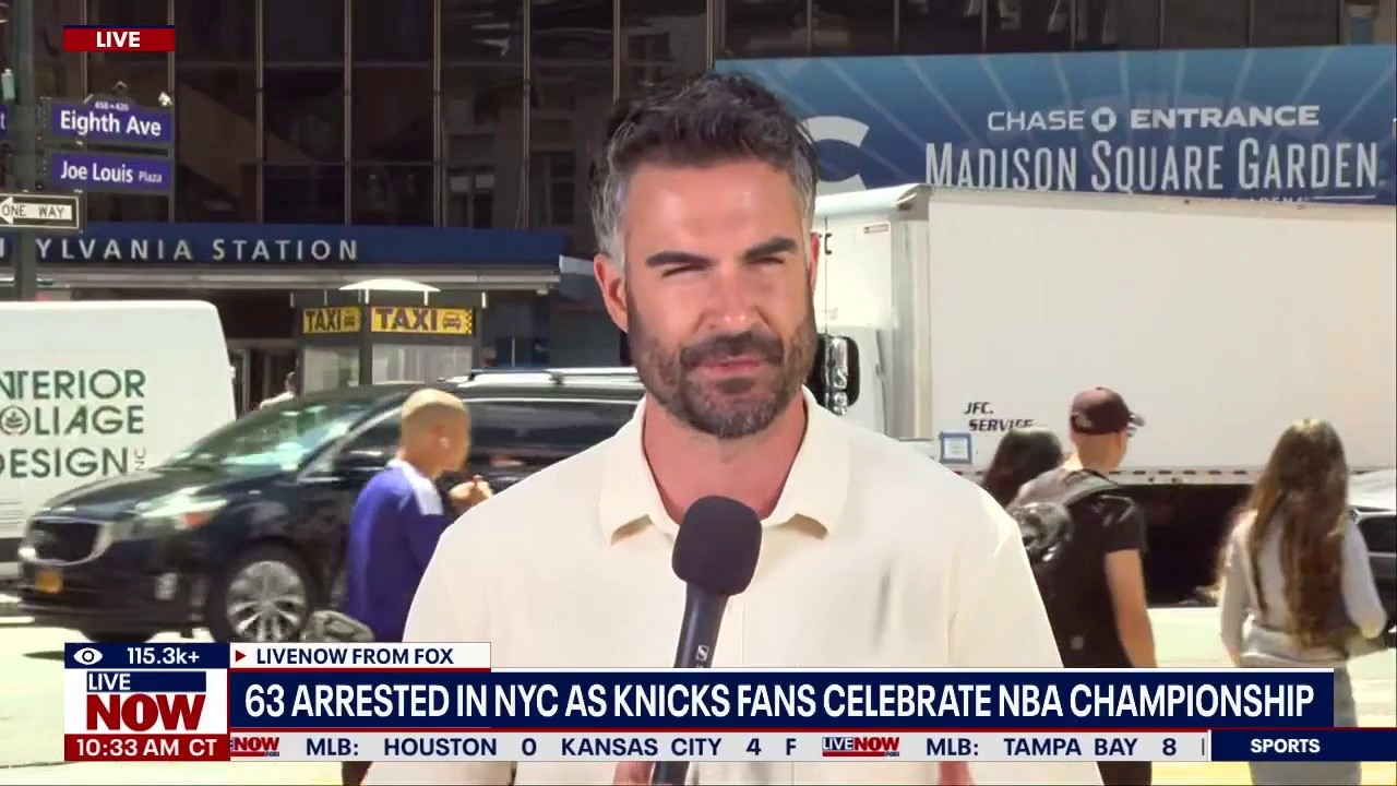 63 arrested as Knicks fans celebrate NBA Championship 