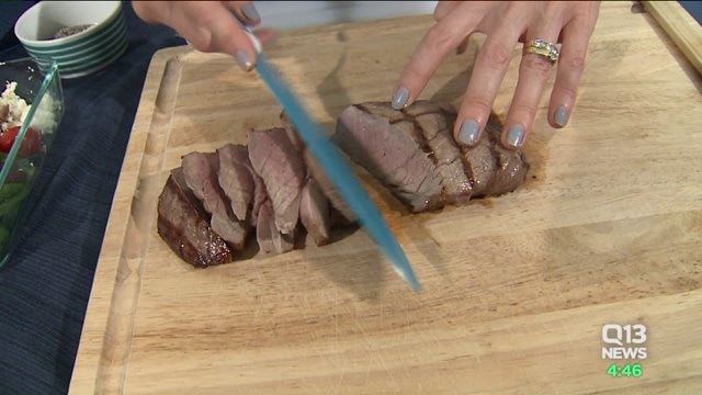 Batch grilling steak