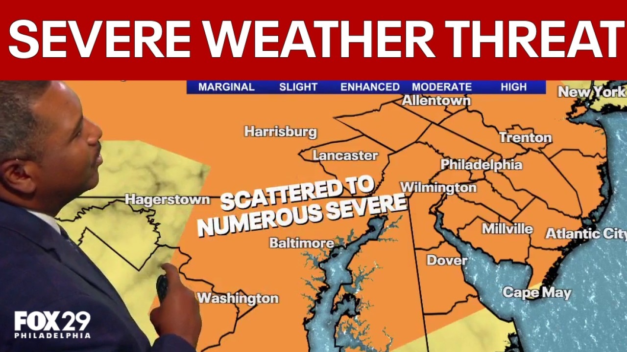 Tracking storms in Philadelphia Saturday