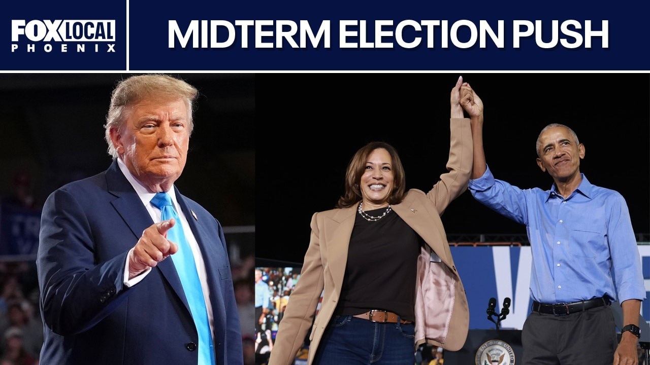 Political leaders campaign as midterm election races tighten