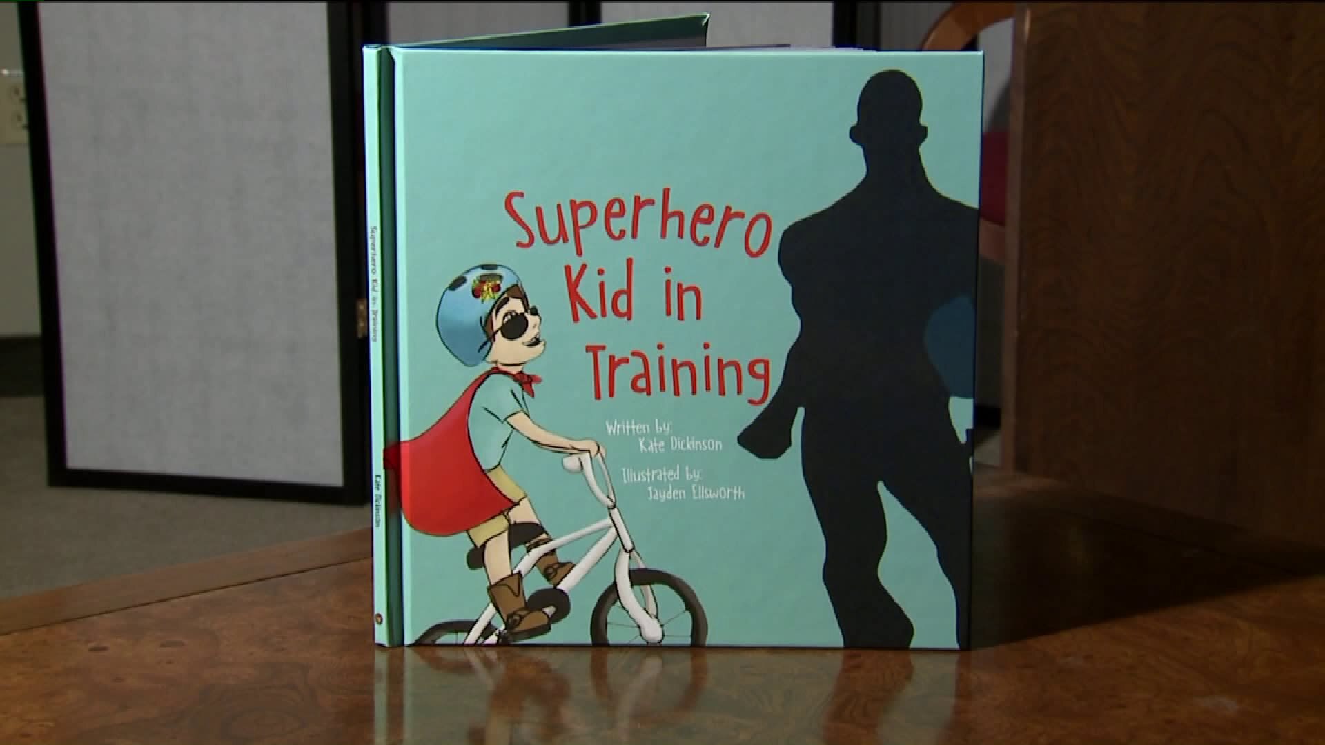 "Superhero Kid in Training"