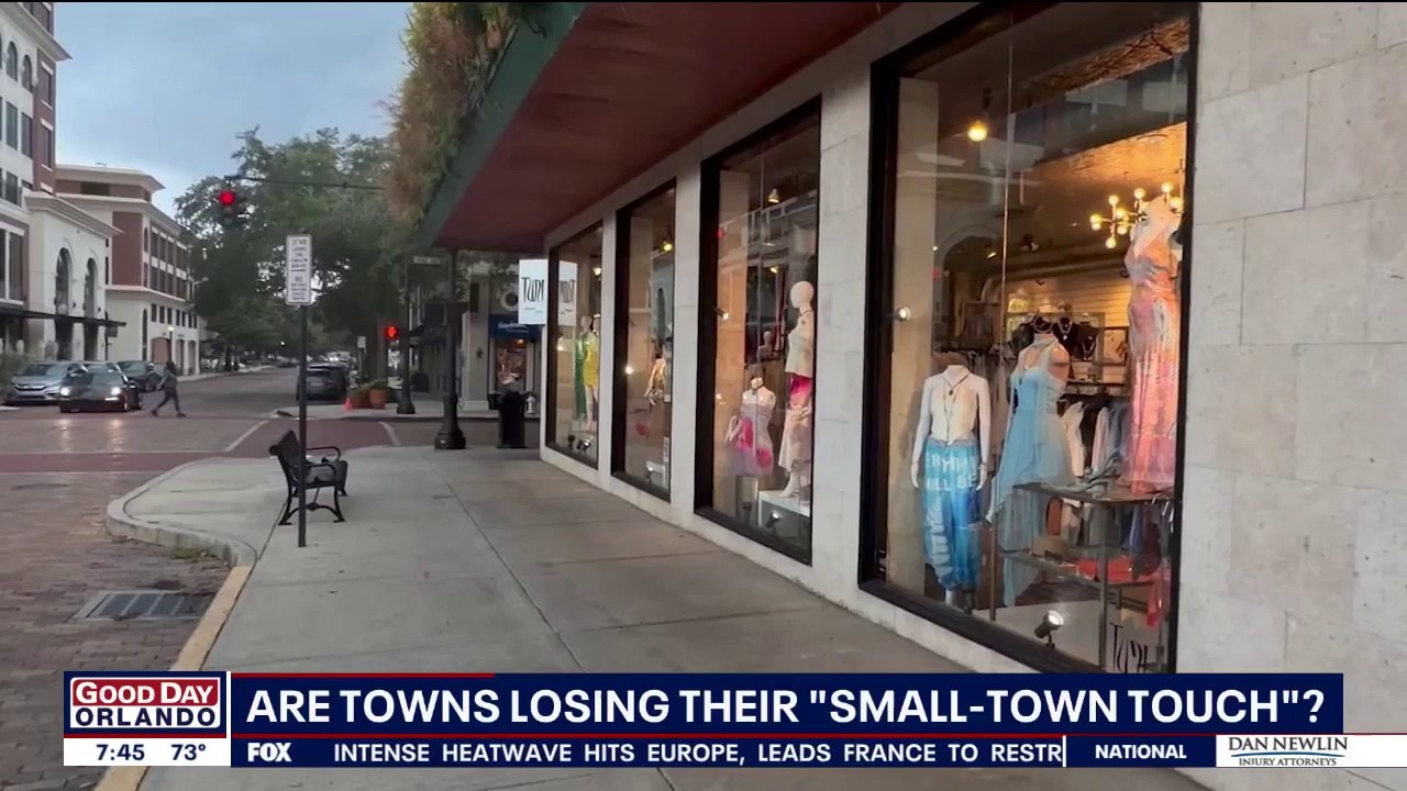 Are towns losing their 'small-town touch'?