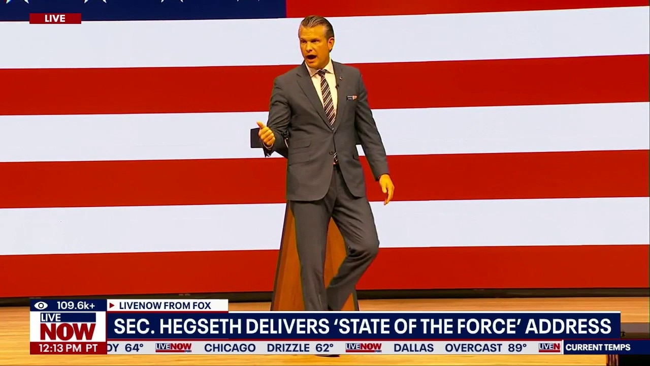 Secretary Hegseth delivers 'State of the Force' address