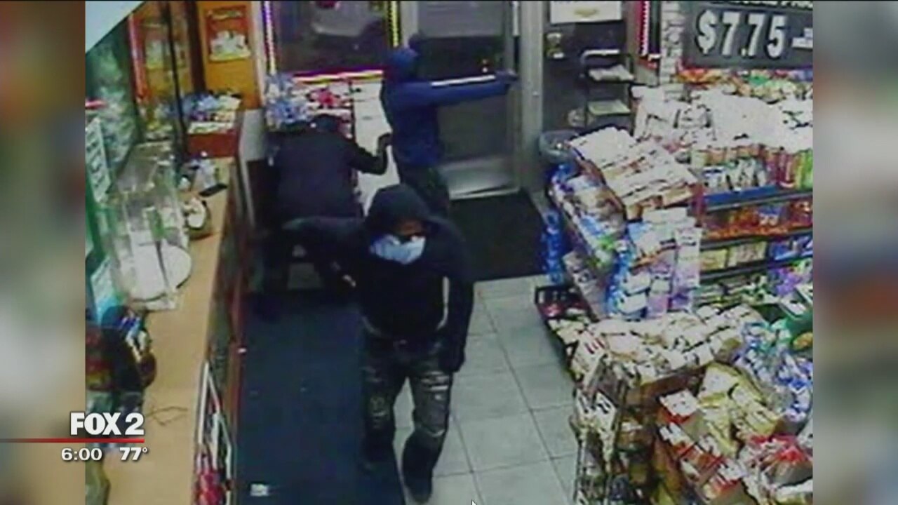 DPD search for gunmen who shot man to death in gas station assault