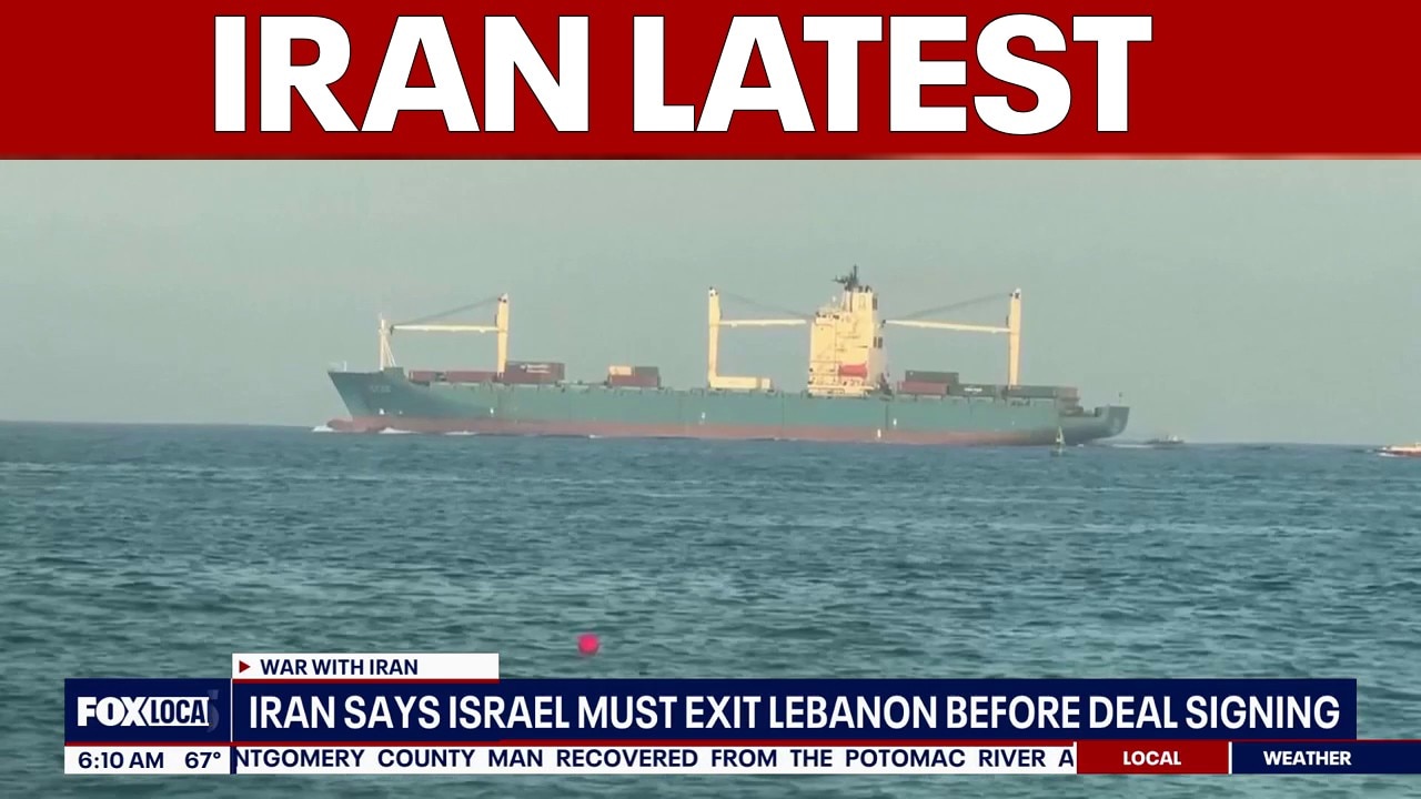 Iran says Israel must exit Lebanon before deal moves forward | FOX 5 AT 6AM