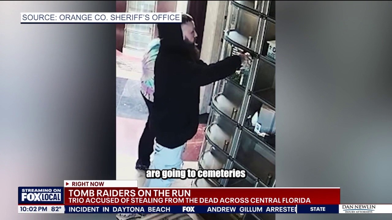 Trio accused of stealing from the dead across Central Florida