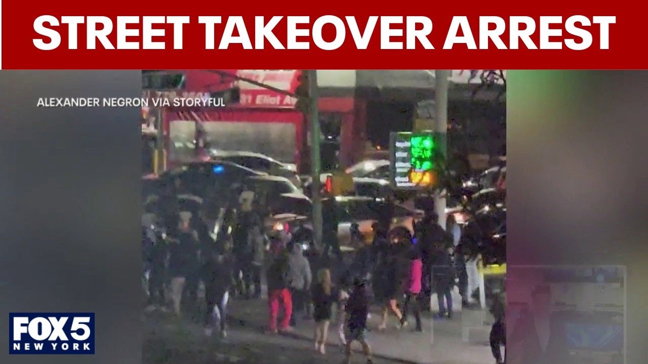 Arrest made, person of interest also in custody in Queens street takeover case