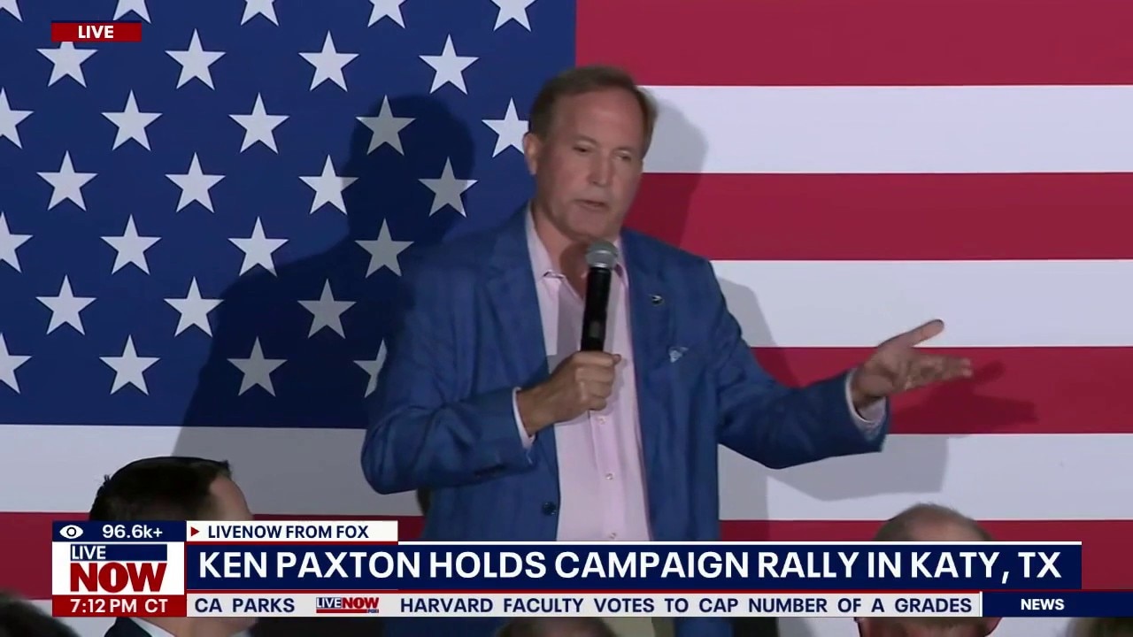 Ken Paxton campaigns in Texas ahead of runoff race