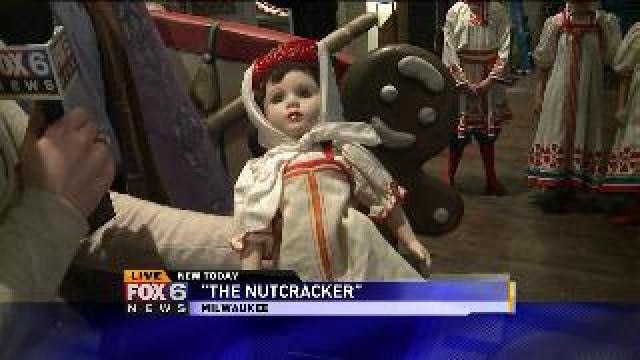 Laura gets a sneak-peek of the props