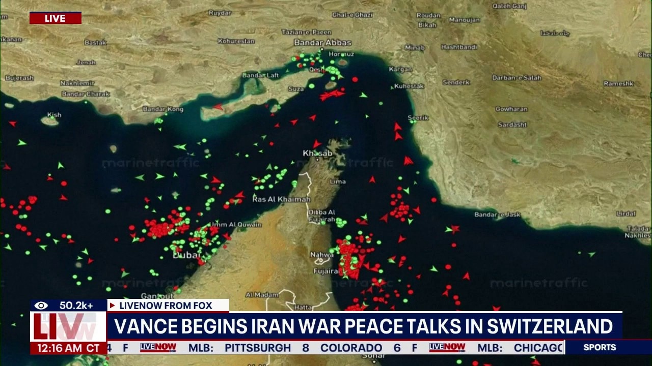 Vance begins Iran War peace negotiations in Switzerland