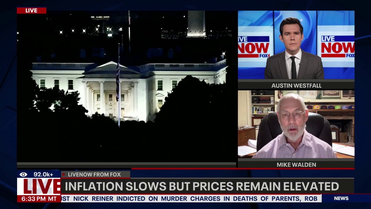 Inflation slows but prices remain elected in July