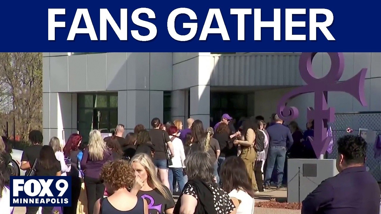 Fans honor Prince at Paisley Park