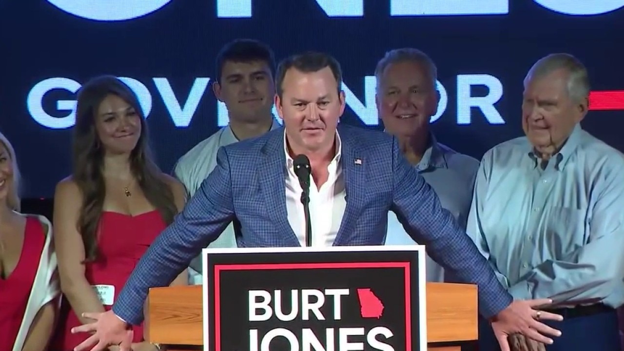 Burt Jones speaks on runoff against Rick Jackson