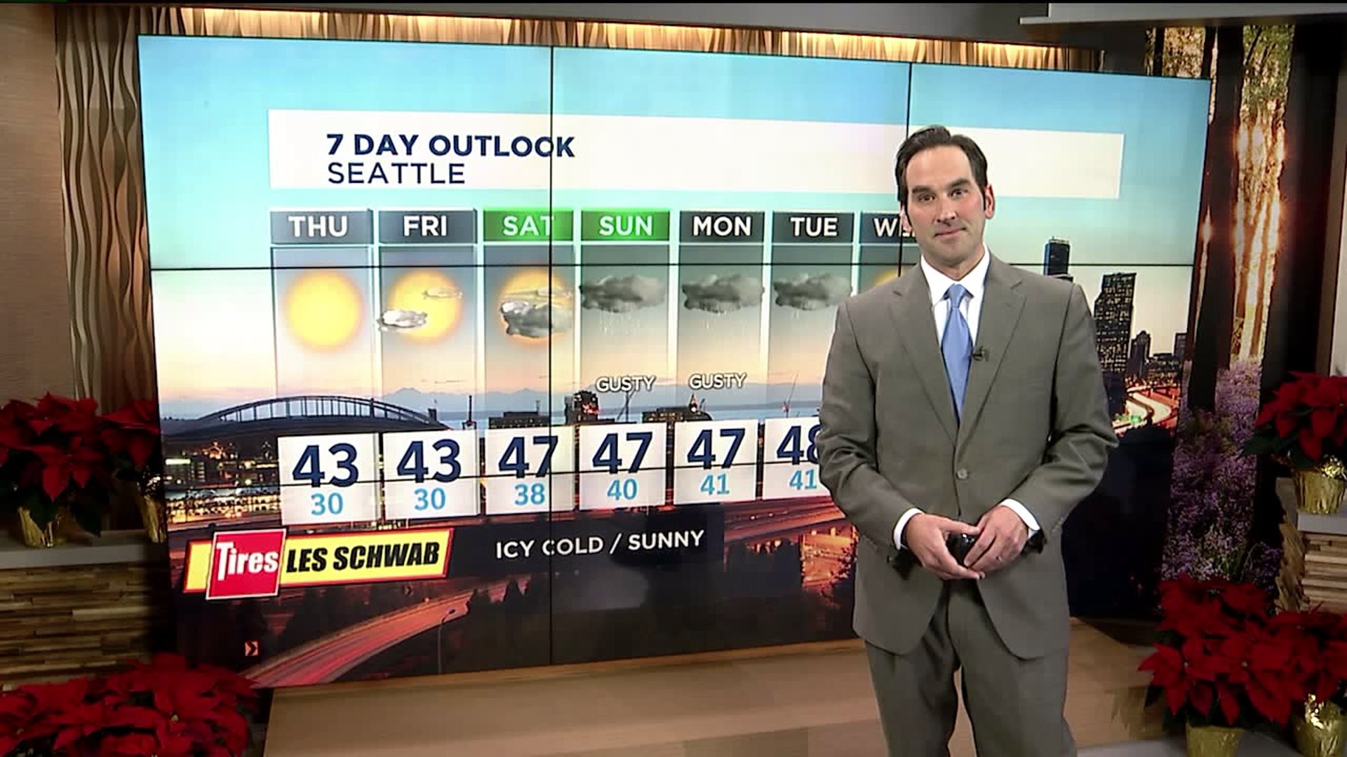 Q13 News evening weather forecast