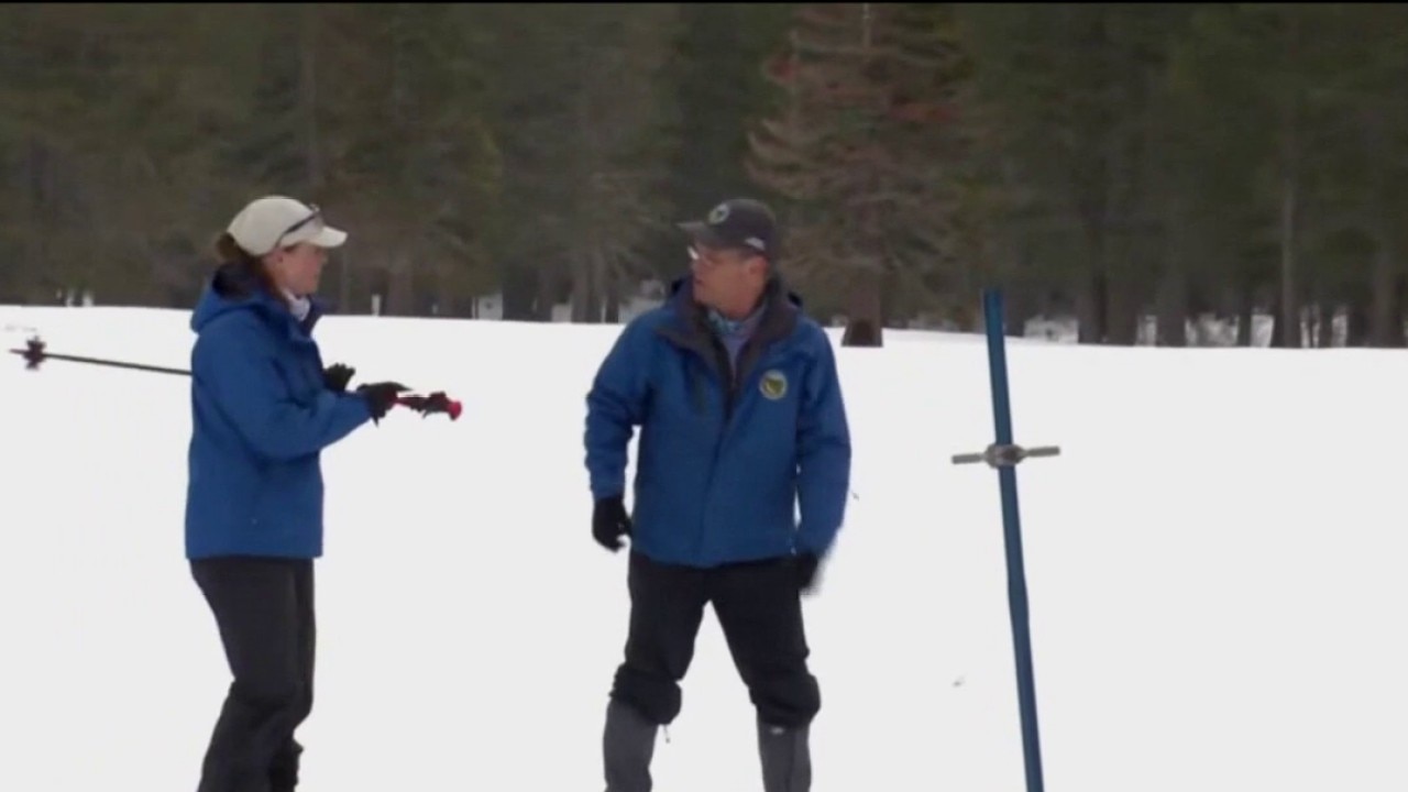 Snow in the Sierra a welcome sight for those measuring water supply