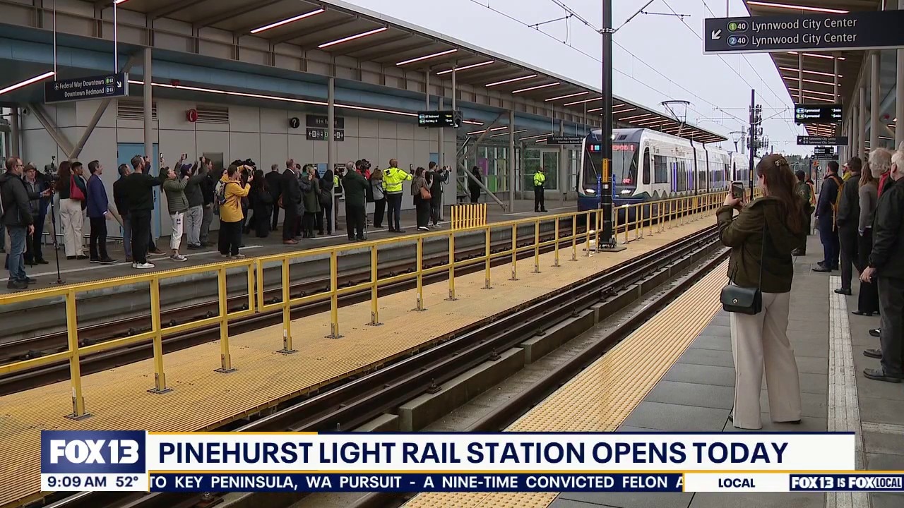 Seattle transportation: Pinehurst light rail station opens