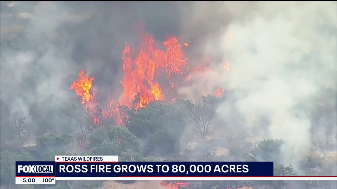Crews battling Ross Fire work around-the-clock