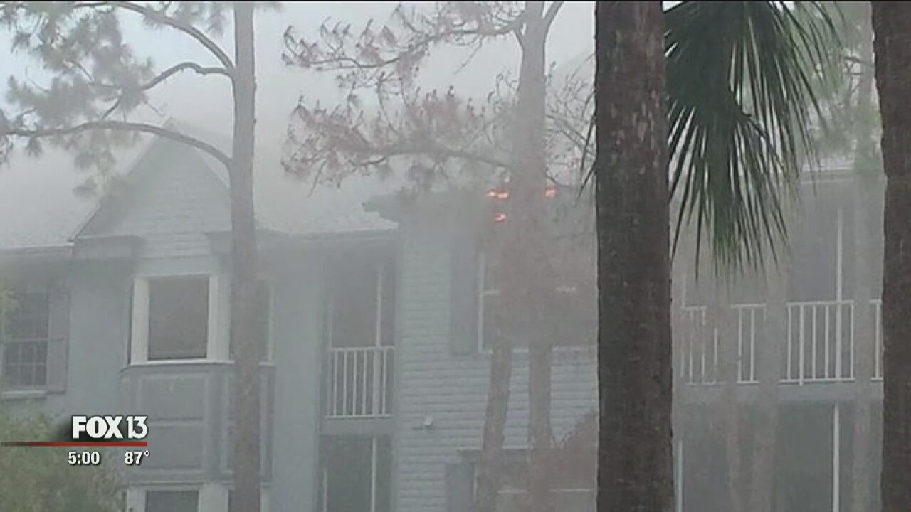 Fire hits Dunedin condos