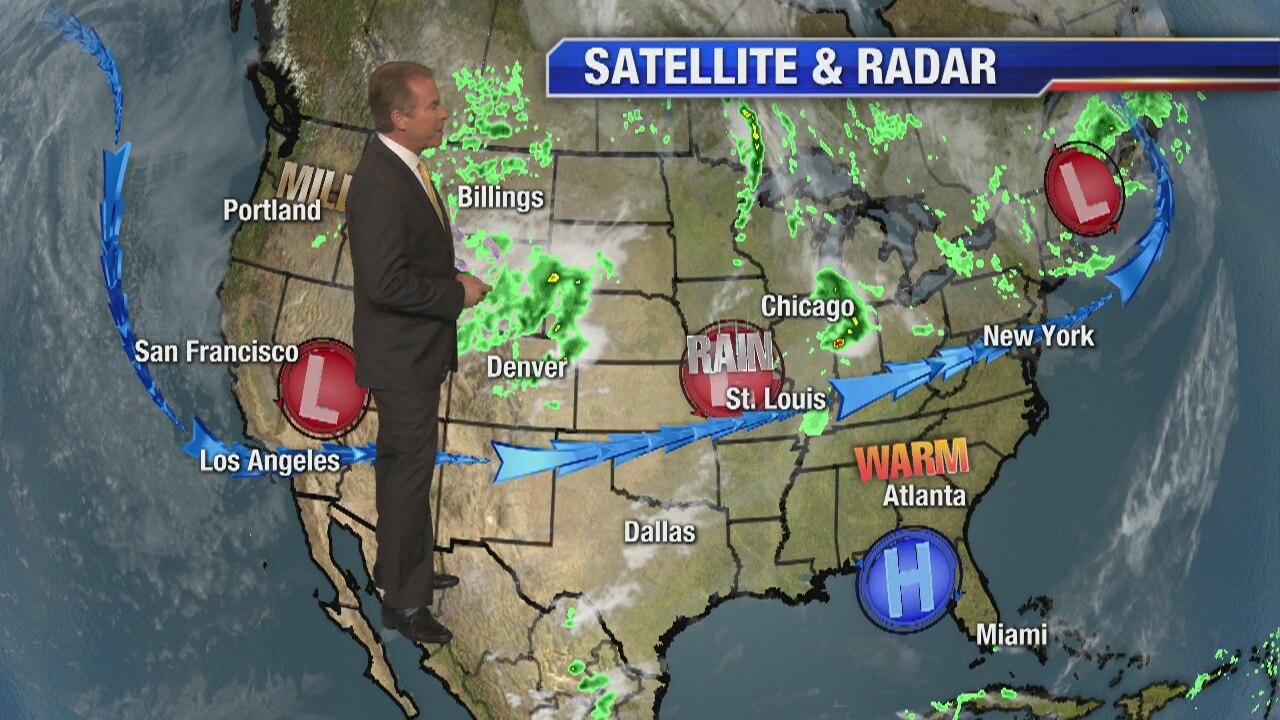 Weekend weather forecast