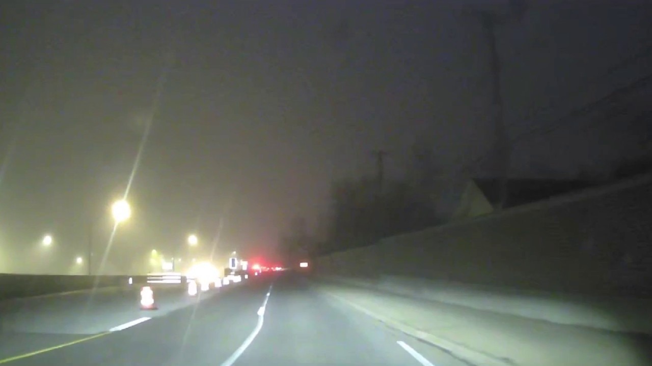 Dense fog blankets Metro Detroit