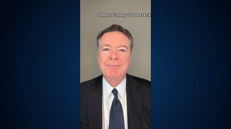 Former FBI Director James Comey discusses indictment in NC over alleged Trump threat