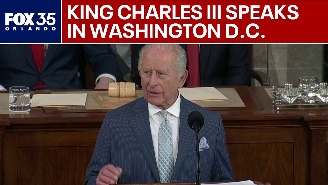 King Charles III addresses Congress in Washington D.C. | Full