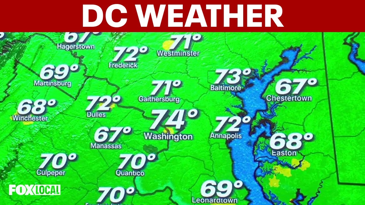DC Weather Authority: Bright, comfortable Father's Day weekend
