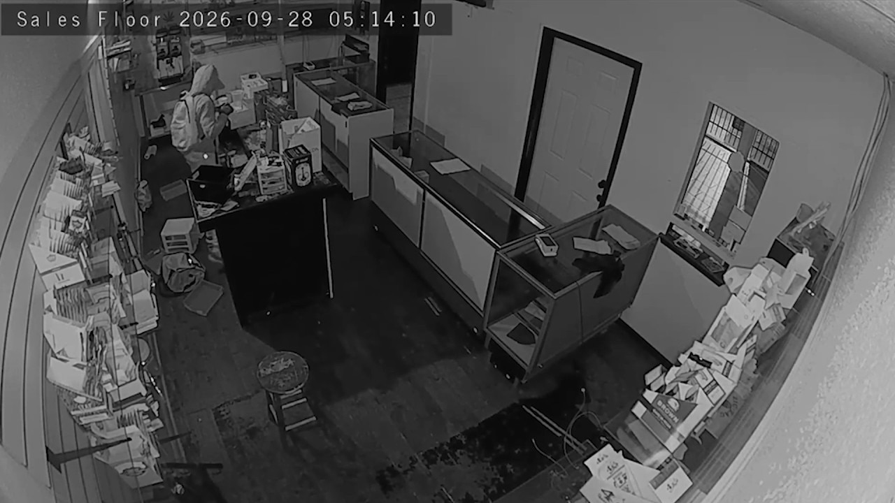 VIDEO: Burglary suspect allegedly shot by business owner's relative