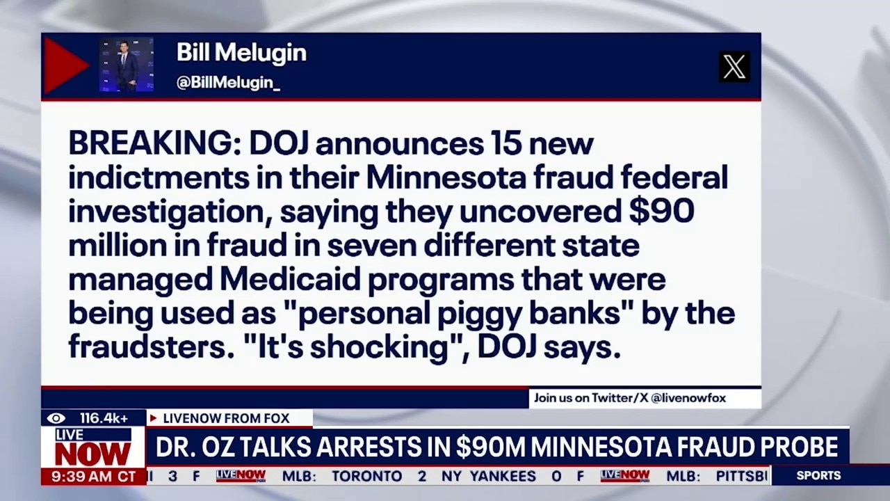 Minnesota fraud: Dr. Oz talks charges in major scheme
