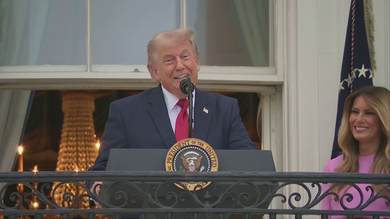 President Trump speaks at Congressional Picnic